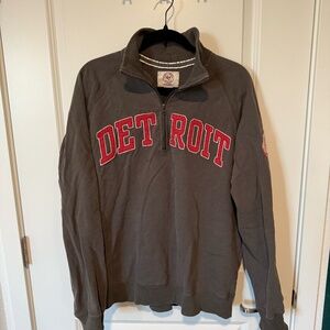 47 Brand Detroit Redwings 1/4 Zip Sweatshirt - XL